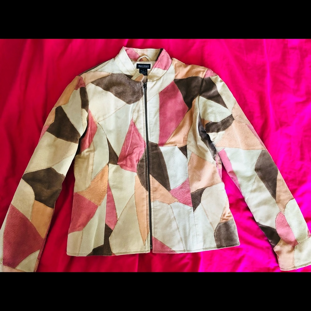 Multiples Brand Suede Leather Jacket